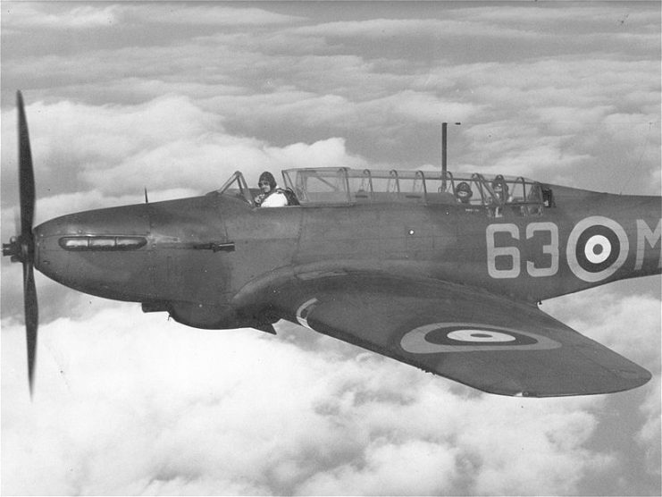 Plane: A Fairey Battle, pre-war aircraft used during the 'Phoney War'.  (Credit: Warhistoryonline.com)